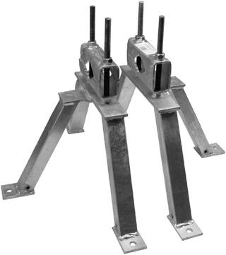 Actual product image Televes Wall bracket for poles up to 89 mm WA 225 (Various)