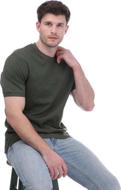 Actual product image Mercery Mens Lacer Split Micro Stitch T-Shirt (M)