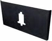 Actual product image Vogels PFA 9116 - Mounting component (back cover) for LCD display - Black - Bil