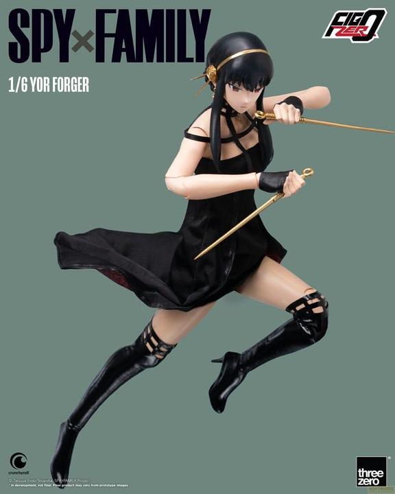 Actual product image ThreeZero Spy x Family FigZero Action Figure 1/6 Yor Forger 28 cm