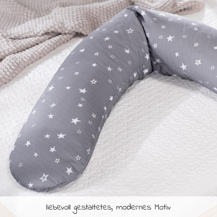 Immagine prodotto Theraline Cuscino per l'allattamento "The Original" con imbottitura in farro, inclusa la fodera 190 cm (38 cm)