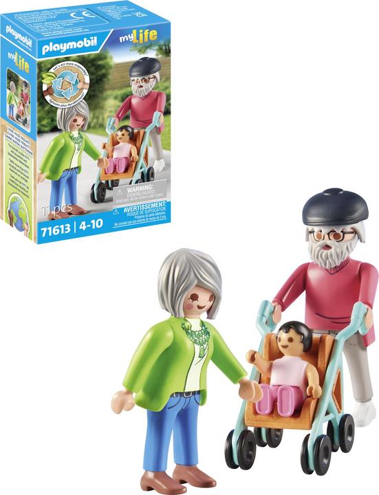 Actual product image Playmobil Grandparents with baby (71613, Playmobil My Life)
