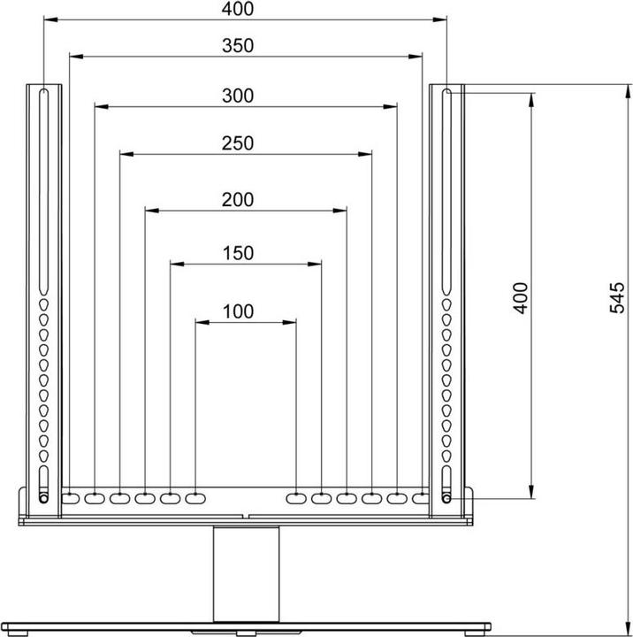 Actual product image Cavus rotatable TV stand - 32"- 42" - Vesa max. 400x400 (Universal, 42", 30 kg)