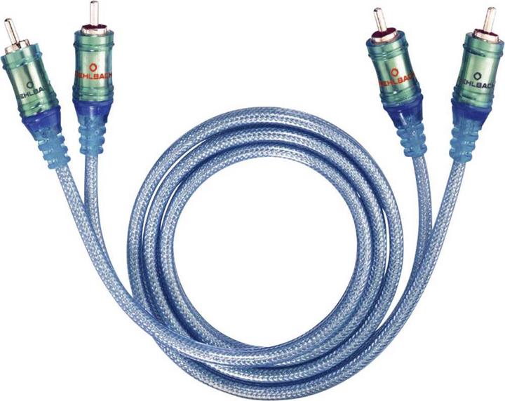 Immagine prodotto Oehlbach NF Cavo audio RCA ICE BLUE, 2 m (2 m, Cinch)