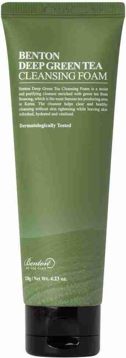 Actual product image Benton deep green tea cleansing foam (Foam, 120 ml)