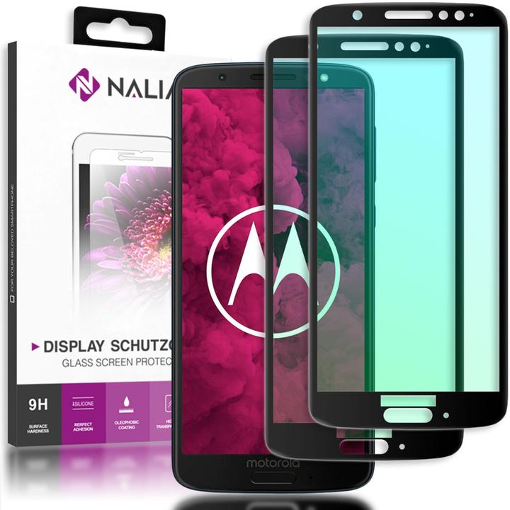 Actual product image Nalia (2-pack) Protective glass (2 Piece, Motorola Moto G6)