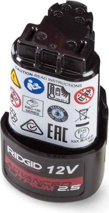Productafbeelding Ridgid Li-Ion accu 12V / 2.5 Ah voor Kompakt + Viega Picco persmachines (12 V)