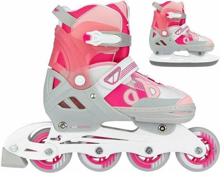 Nijdam Inline Skates Mädchen Combo (33, 34, 35, 36)