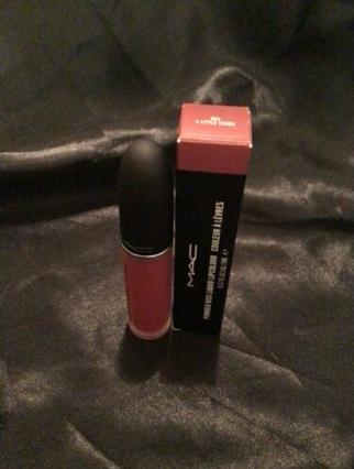 Actual product image MAC Cosmetics Powder Kiss Liquid Lipcolour (A Little Tamed)