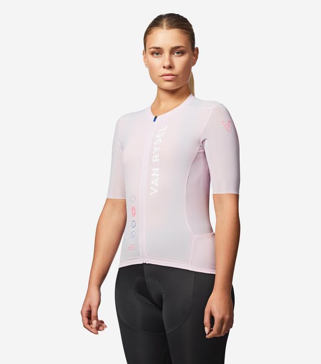 Actual product image Van rysel Unisex Road Cycling Short-Sleeved Jersey Racer 2 - Lilac (S)