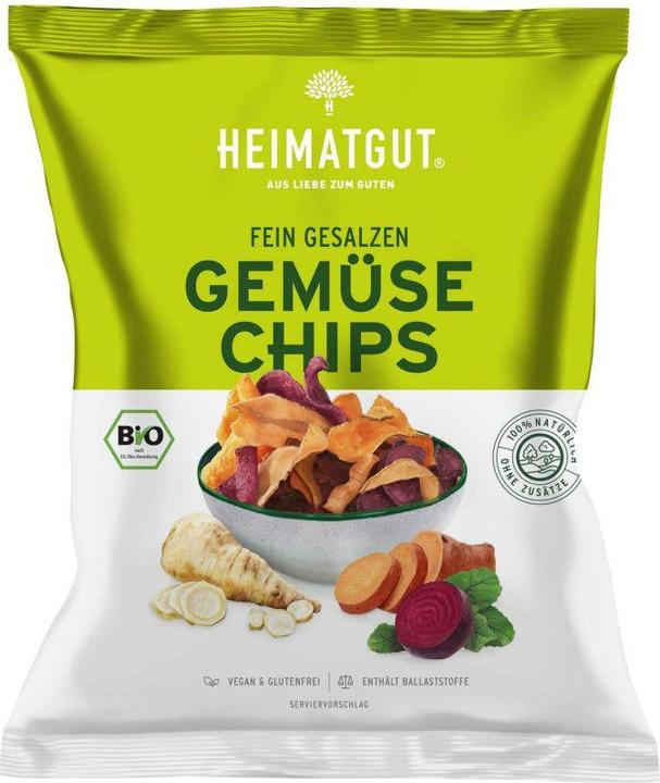 Image du produit Heimatgut Chips de légumes finement salées (n) 100 g (100 g)