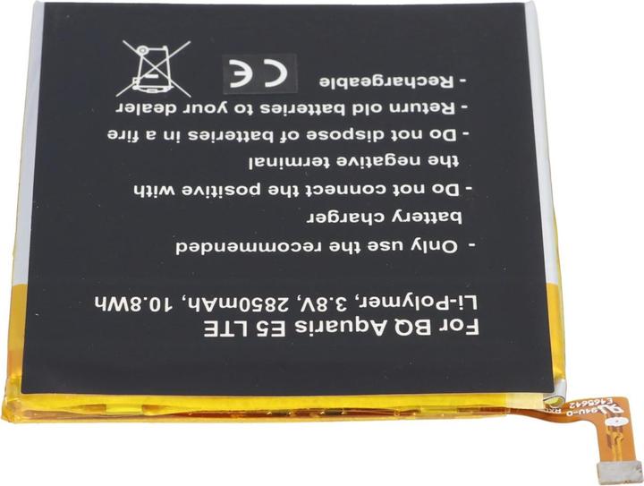 Produktbild AccuCell Akku BQ Aquaris 0759, 0760, 0858, Aquaris E5 4G, Aquaris E5 LTE, Aquaris E5.0
