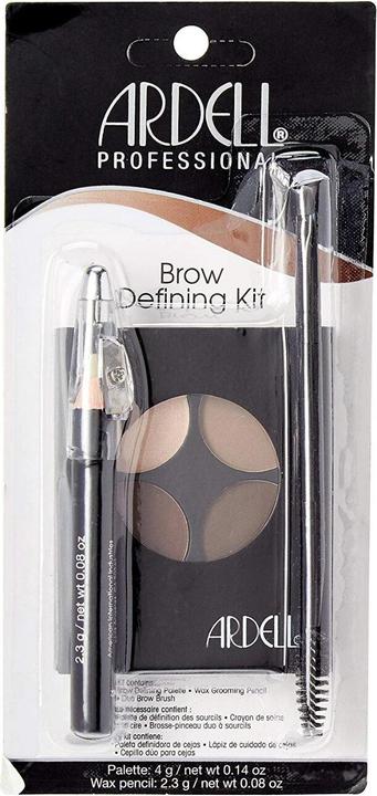 Ardell Brow Defining Kit Set - Enthält beruhigendes Öl für Augenbrauen, Wachsstreifen zur Haarentfernung