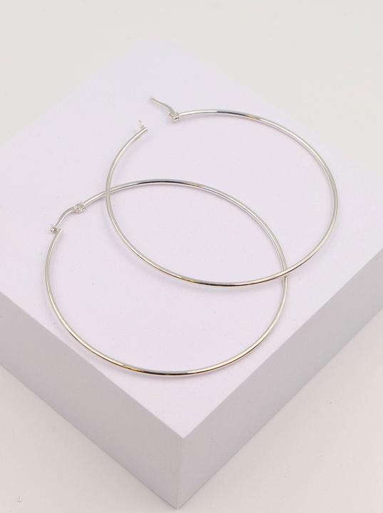 Produktbild Muau Creolen (750/18K Weissgold)