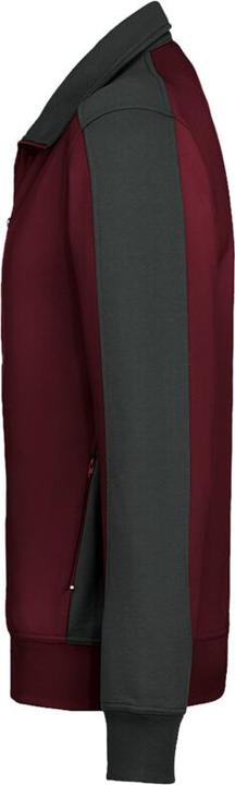 Immagine prodotto Hakro Giacca felpata Contrast Perf rosso vino/antracite taglia 5XL (5XL)