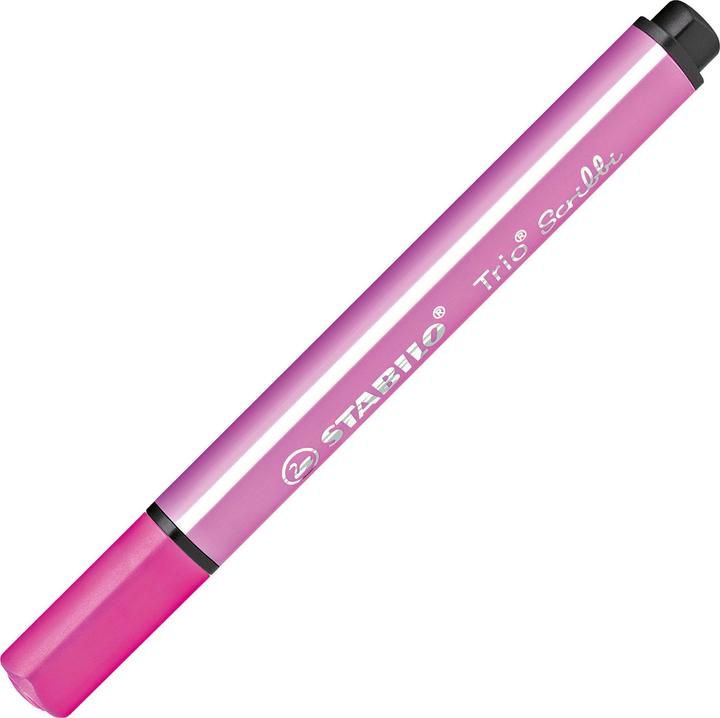 Produktbild STABILO Trio Scribbi Gefederter Dreikant-Filzstift (Rosa, 1 x)