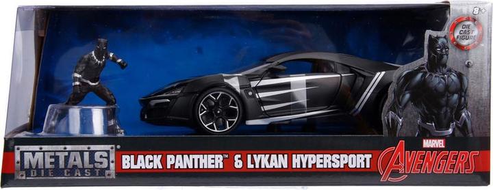 Produktbild Jada Avengers Black Panther mit Auto 1:24