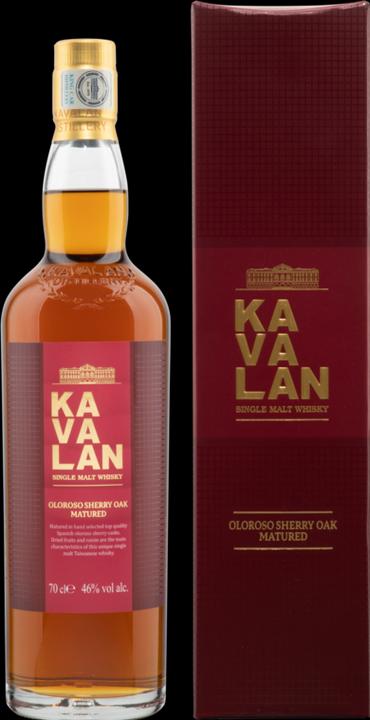 Immagine prodotto Kavalan Sherry Oak Matured (Single Malt, 1 x 70 cl)