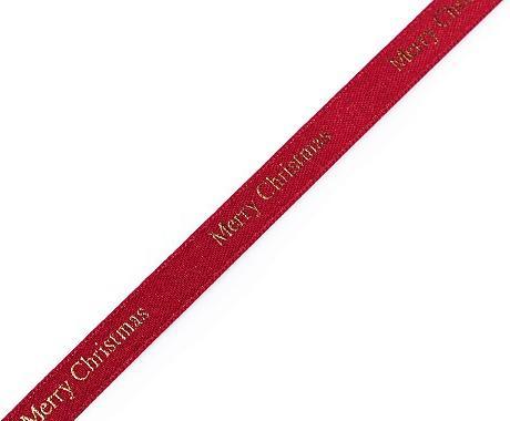 Produktbild Oliver Weber Collection Weihnachten Satinband Merry Christmas Breite 9 mm 430699a (Geschenkband)