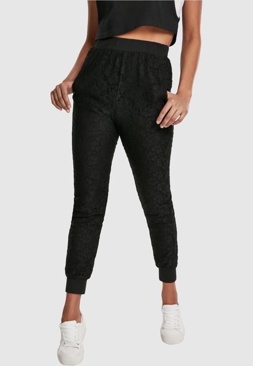 Immagine prodotto Urban Classics Pantaloni da jogging in maglia pizzo donna (XS)