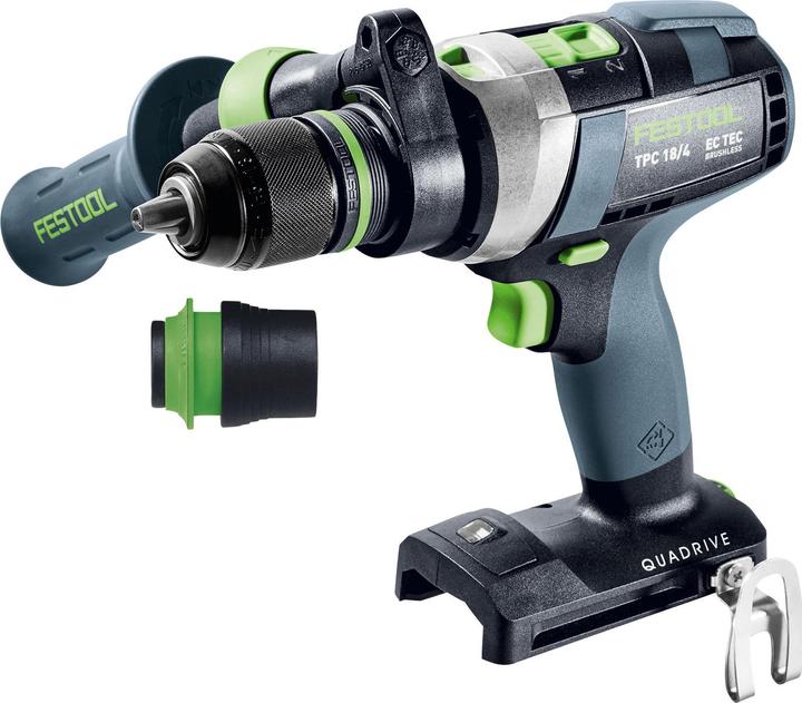 Immagine prodotto Festool Trapano avvitatore con percussione a batteria TPC 18/4 I-Basic (Batteria ricaricabile)