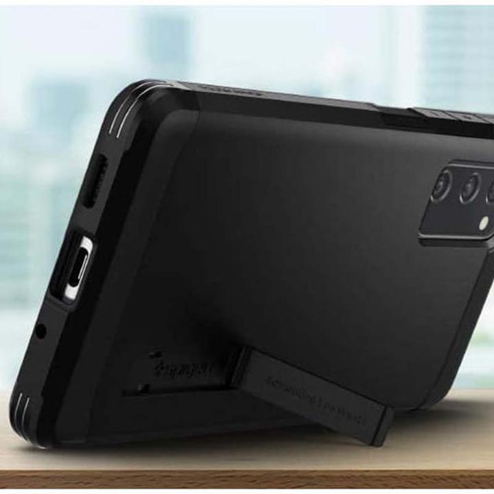 Actual product image Spigen Galaxy S20 FE Case Tough Armor Black (Samsung Galaxy S20 FE)