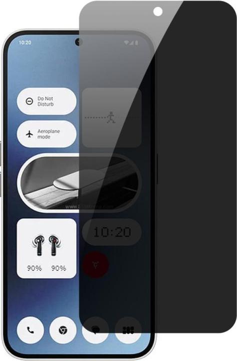 Screenguard Privacy Scherm Niets Telefoon (2a) Screen Protector gepantserd glas (1 Stuk, Niets Telefoon (2a))