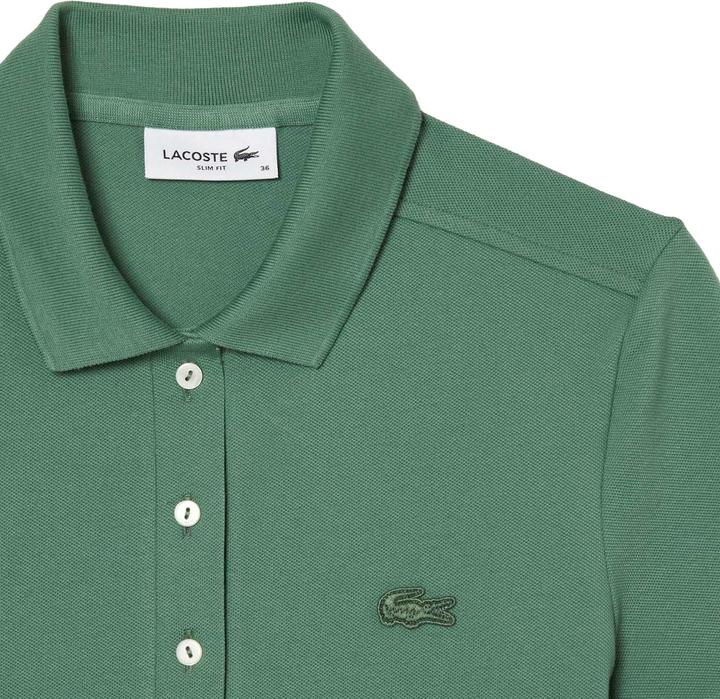 Actual product image Lacoste Womens/Ladies L.12.D Mini Pique Slim Polo Shirt (36 D)
