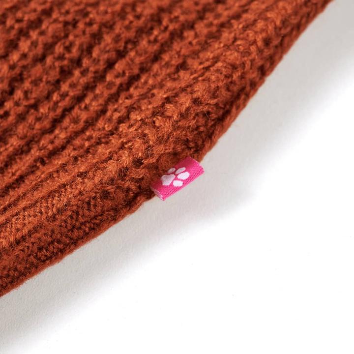 Immagine prodotto VidaXL Gilet da bambino lavorato a maglia cognac 116,Materiale: 67 (116)