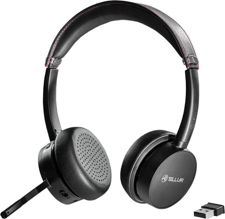 Actual product image Tellur Voice Pro Wireless Call centre headset black (Wireless, USB-C)