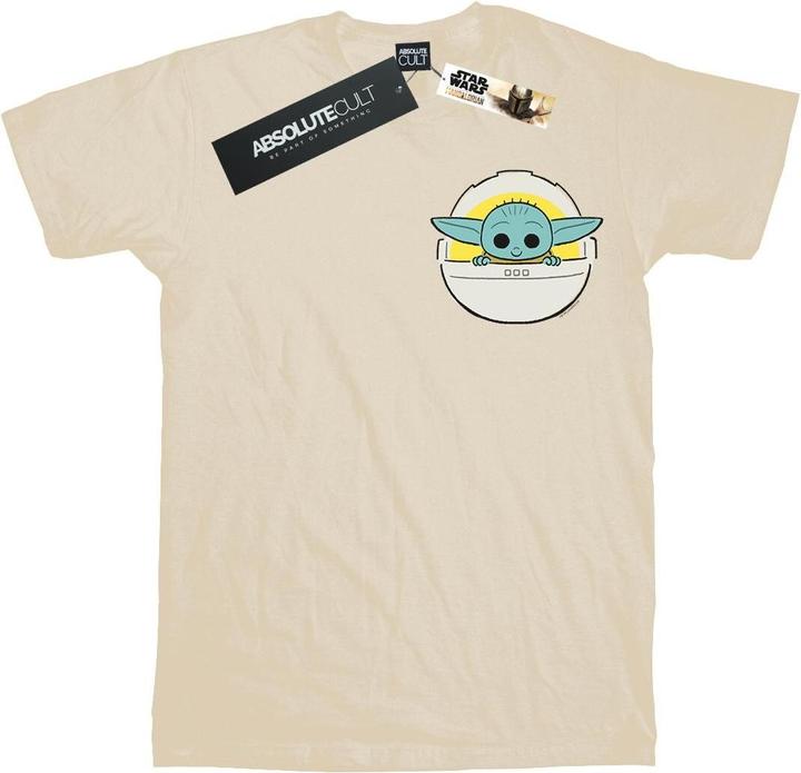 Produktbild Star Wars The Mandalorian The Child Basket Breast Print TShirt (S)
