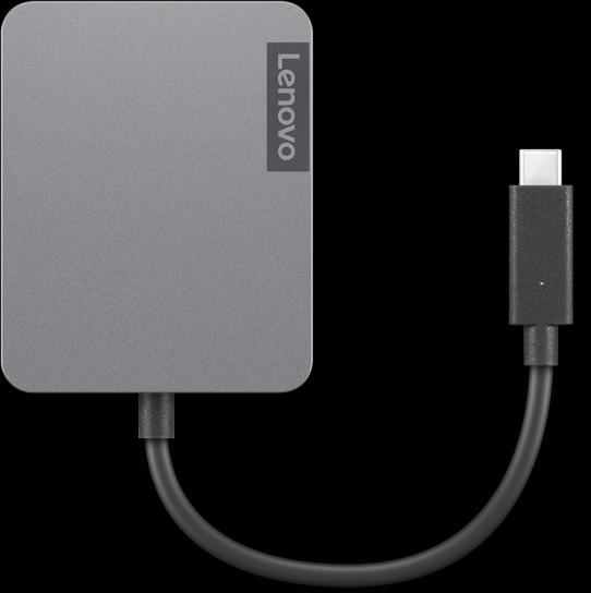 Actual product image Lenovo Travel Hub Gen 2 (USB-C, 4 Ports)