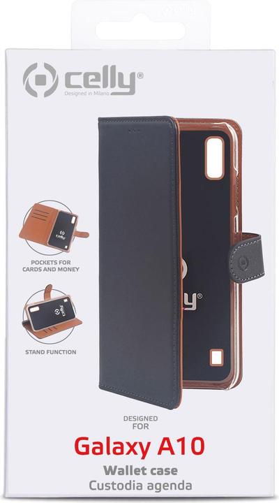 Productafbeelding Celly Wally Cover voor Samsung Galaxy A10 - Zwart (Samsung Galaxy A10)
