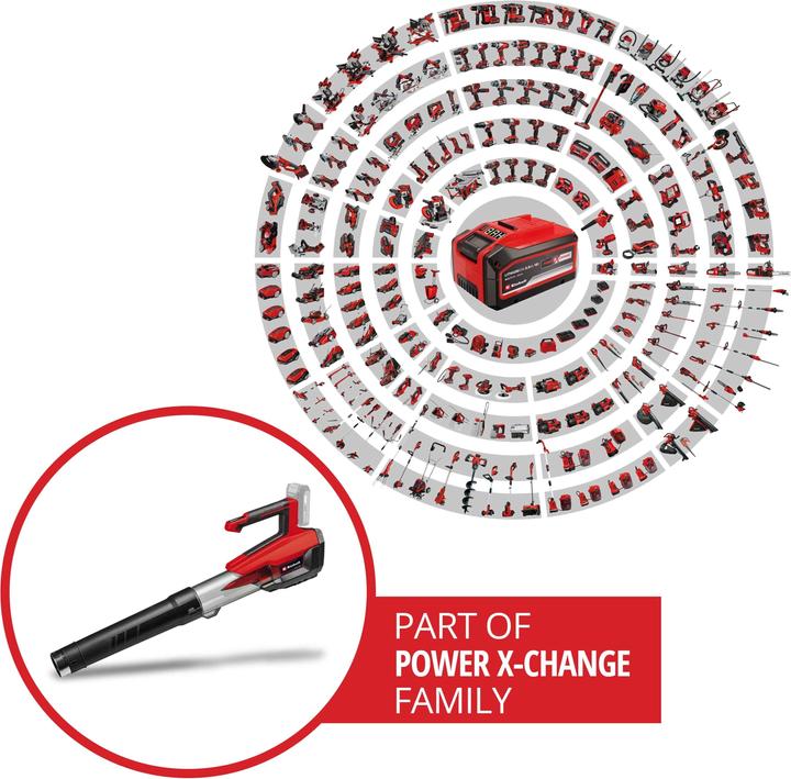 Image du produit Einhell GP-LB 18/200 Li E-Solo PowerX-Change (Fonctionnement sur batterie, Souffleur de feuilles)
