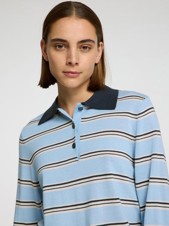 Produktbild Selected Femme 100% Merinowoll Langarm-Poloshirt (L)