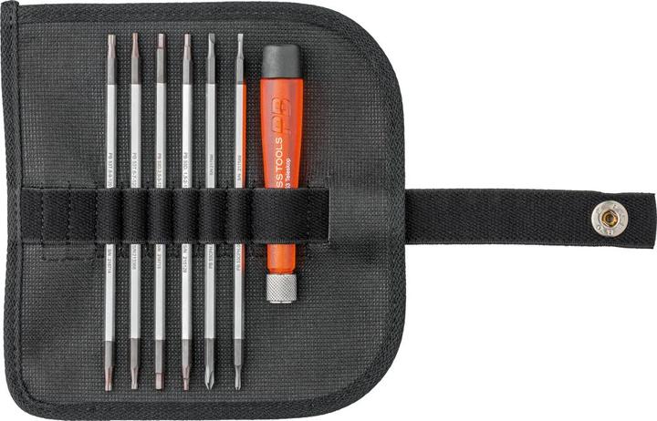 Actual product image PB Swiss Tools Screwdriver set PB 513 (Slotted screws, Allen screw, Torx (TX), Phillipps cross recess (PH))
