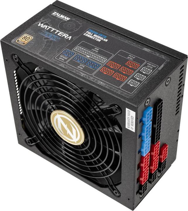 Produktbild Zalman ZM800-EBTII WATTTERA, 800 Watt 80 PLUS GOLD PSU, EU, Full Modular, Active PFC wi (800 W)