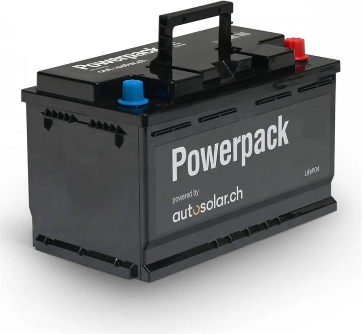 Image du produit Autosolar Batterie au lithium 105 Ah (équivalent à 210Ah) - Batterie solaire LiFePo4 avec application (12.80 V, 210 Ah)