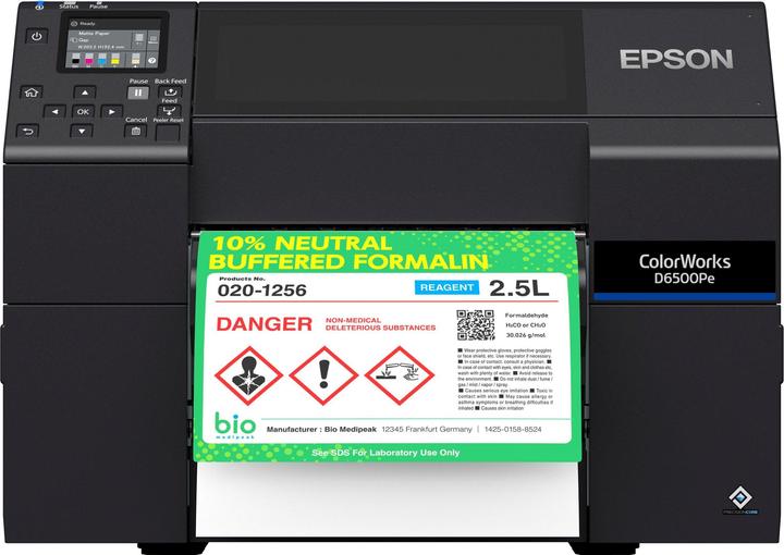 Actual product image Epson COLORWORKS CW-D6500PE LABEL INK (180000 dpi)