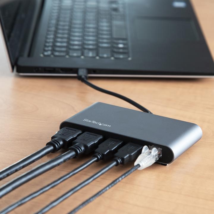 Produktbild StarTech TB3DKM2HD (USB-C, 1 Ports)