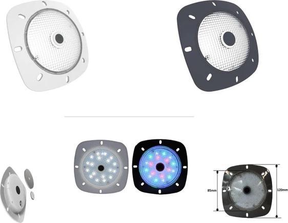 Produktbild MyPool LED-Magnetscheinwerfer grau/RGB