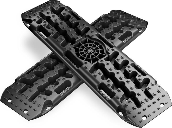 Wiltec Sandbleche Paar 1063x298x66mm 7t Anfahrhilfe Bergeboard Traktionshilfe