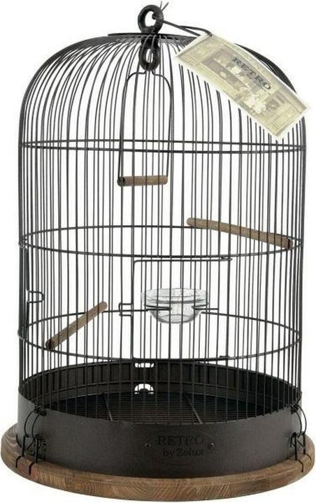 Produktbild Zolux Cage Retro Lisette Wednesday 35 black birds