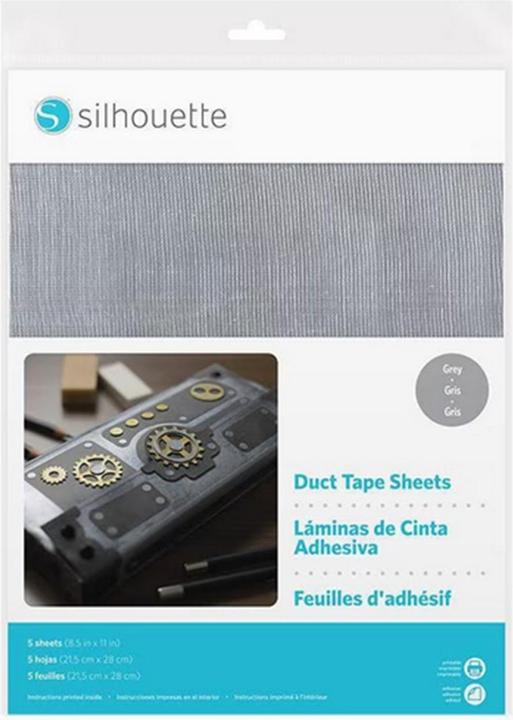 Produktbild Silhouette bedruckbares Klebetape grau