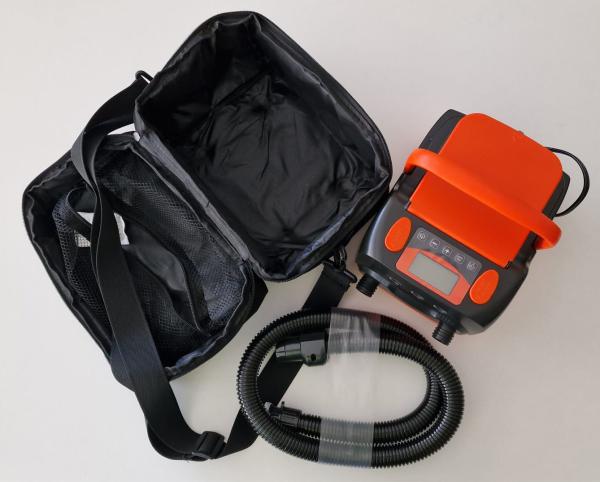 Image du produit Jilong Pompe électrique à double effet avec batterie rechargeable.