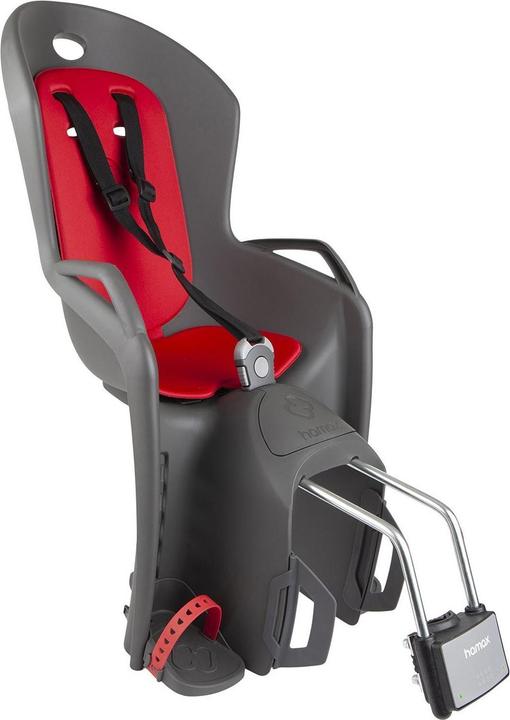 hamax Amiga Child Seat Saddle Tube dark grey/red (Seatpost)