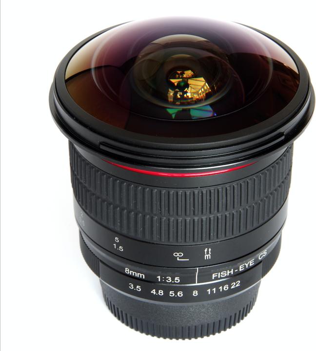 Produktbild Meike 8mm f/3.5 Fisheye, Sony E (Sony E, Vollformat)