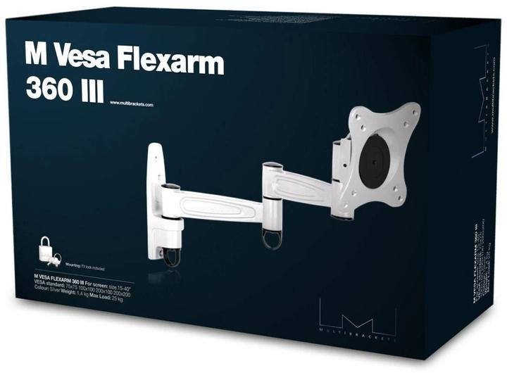 Produktbild Multibrackets M VESA Flexarm 360 III Black 75 100 200 (Wand, 32", 15 kg)