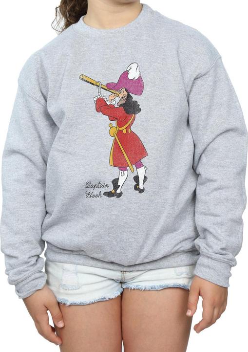 Produktbild Disney Peter Pan Classic Captain Hook Sweatshirt Mädchen (140, 146)