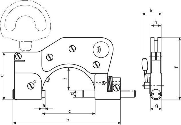 Actual product image Mahr Fine pointer pharyngeal gauge